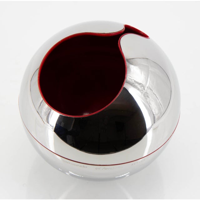 Shell No. 1 by Giò Pomodoro for Alessi, 1970s, in Flawless conditions. Designed 1970 to 1979 This piece has an attribution...