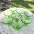 Federal Glass Vintage Green Federal Glass Sherbet Dishes - Set of 8 For Sale - Image 4 of 9