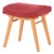 Mid-Century Stool in Upholstery and Beech, Slovakia, 1960s For Sale
