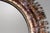 1970s Mid-Century Modern Brutalist Eyelash Copper Mirror by Curtis Jere, Signe For Sale - Image 5 of 14