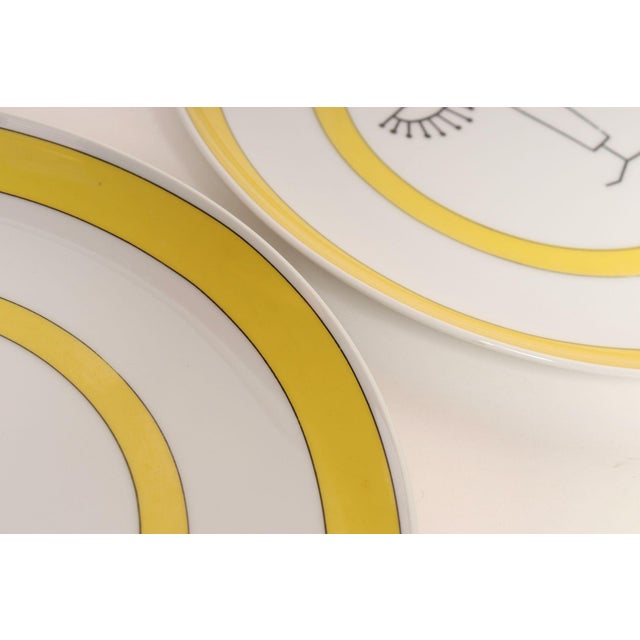 Set of Five Vintage Taste Setter Collection Winking Lion Plates by Sigma Italy For Sale - Image 12 of 13