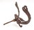 Early 20th Century Victorian Bronze Plated Cast Iron Antique Hall Tree Hook For Sale - Image 5 of 6