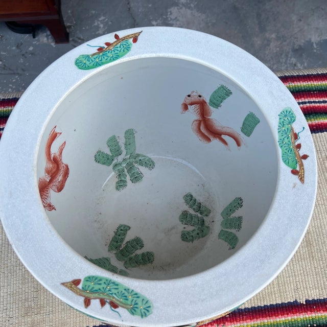 Chinoiserie 1970s Chinese Porcelain Jardiniere Planter For Sale - Image 3 of 12