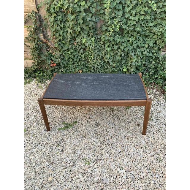 Slate Coffee Table, 1960, in Good conditions. Designed 1960 to 1969
