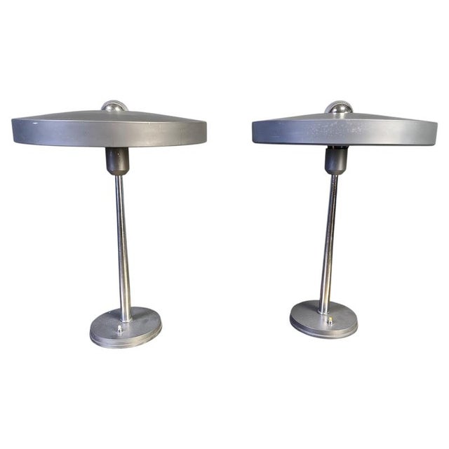 Vintage Desk Lamps by Louis Kalff, 1960s, Set of 2 For Sale - Image 10 of 10