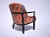 Salmon Set of Four Edward Wormley Walnut Armchairs for the Janus Collection of Dunbar For Sale - Image 8 of 12