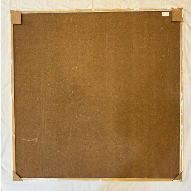 Jean Krillé, Landscape 104, Oil on Masonite, 1987 For Sale - Image 9 of 10