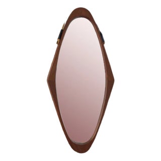 Rhombus Shaped Mirror, 1960s For Sale