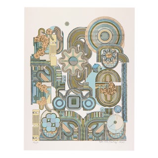 Eduardo Paolozzi, Perpetuum Mobile, 1975, Screen Print For Sale