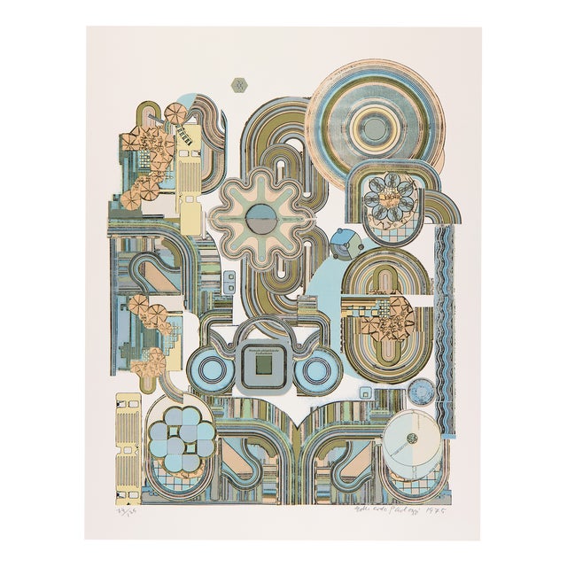 Eduardo Paolozzi, Perpetuum Mobile, 1975, Screen Print For Sale