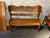 Vintage Early American Primitive Oak Bench With a Heart Carved in the Backrest For Sale In Washington DC - Image 6 of 7