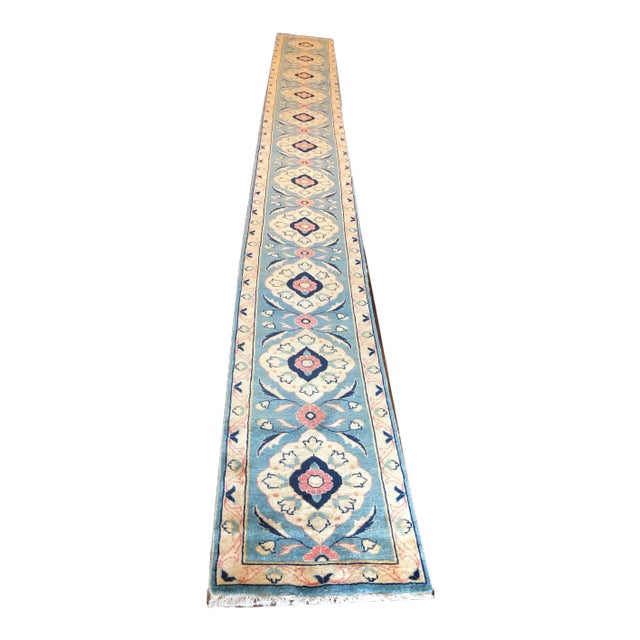 Vintage Sultanabad Mahal Runner For Sale