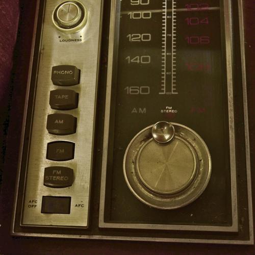 Wood Stereo Console with Wood Turntable from Admiral, 1950s For Sale - Image 7 of 9