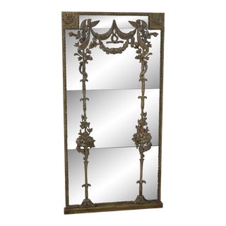 French Style Decorative Wall Mirror For Sale