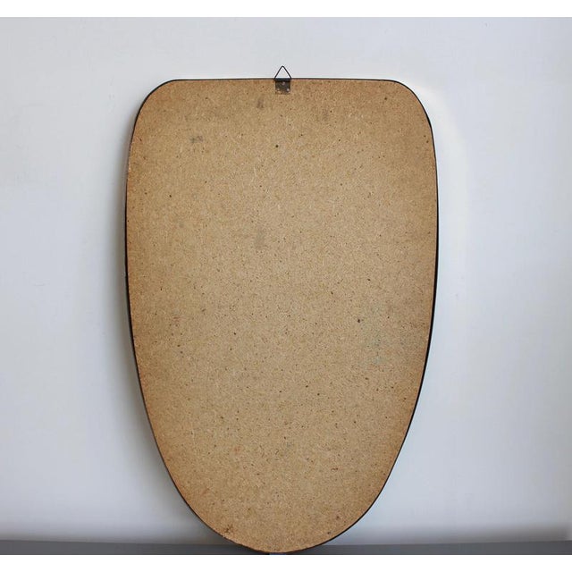 Mid-Century Modern Italian Wall Mirror with Brass Frame by Gio Ponti, 1960s For Sale - Image 11 of 12