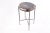 The top of this modern accent side table is made of one slice of organic petrified wood, hand polished to show its...