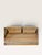 The iconic "Willow" Collection designed by David Allen for McGuire Furniture, circa 1970s. This substantial lounge...