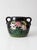 Vintage Hand Painted Floral Pottery Vase For Sale - Image 6 of 11