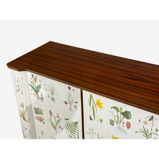 Wood Swedish Modern, Monumental Nordens Flora Cabinet, Mahogany, Sweden, 1940s For Sale - Image 7 of 18