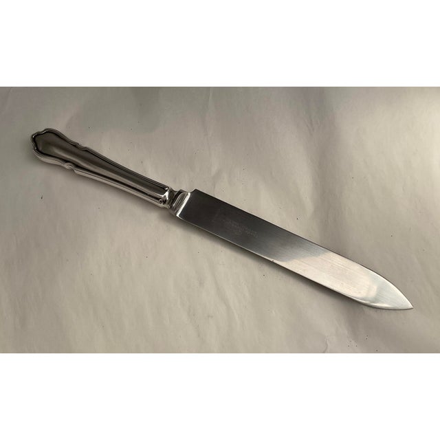 1980s Silver Bridal Cake Knife., Du Barry For Sale - Image 10 of 14