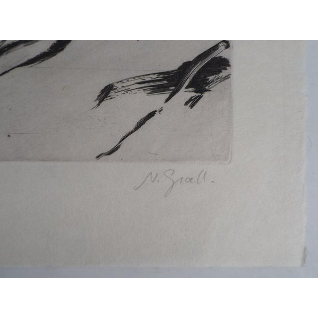 Nathalie grall out of scope iii original engraving on fine japanese paper signed in pencil lower right justified ee (test...