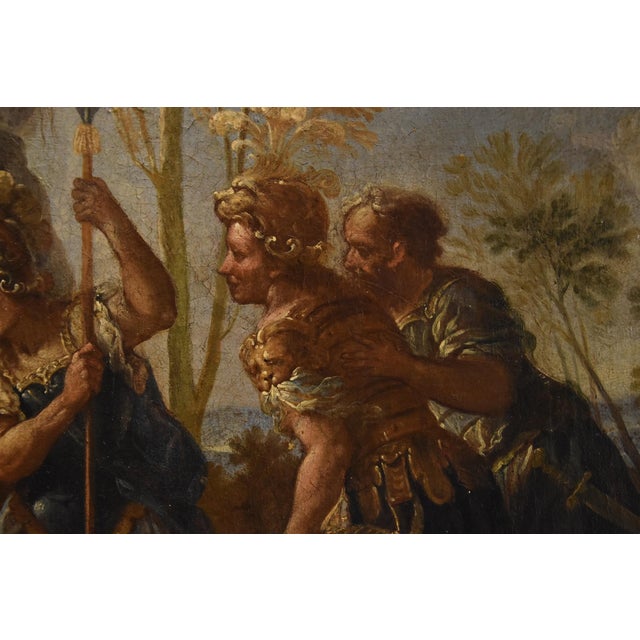 Francesco Fontebasso, Alexander the Great, 1760, Oil on Canvas For Sale - Image 13 of 16