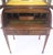 Narrow 32" Wide & 79" Tall Solid Cherry Cylinder Style Secretary Desk w/ Beveled Glass Bookcase MINT