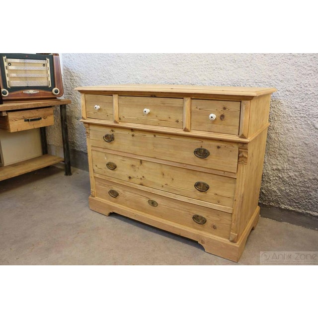 Wilhelminian Wooden Chest of Drawers For Sale - Image 6 of 11