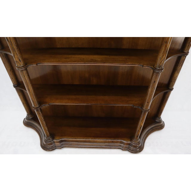 Large Oversize Figural Country French Style Open Bookcase with Spindles For Sale - Image 9 of 13