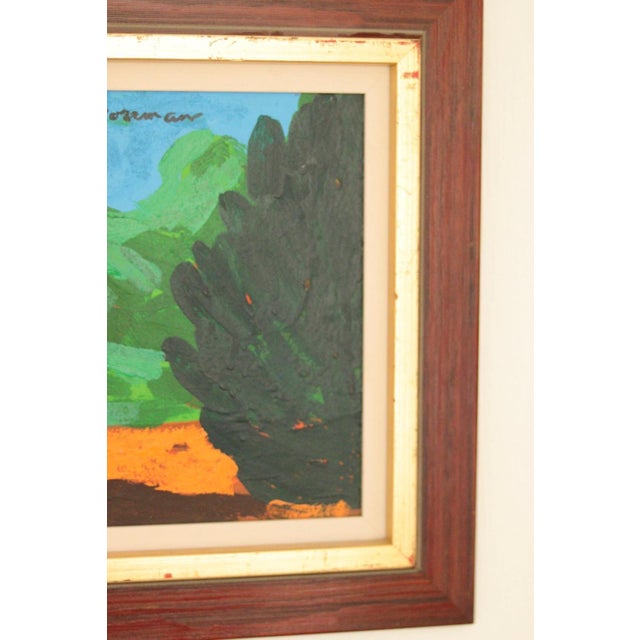 Lars Norrman, Three Men in Sombrero, 1960s, Oil on Panel, Framed For Sale - Image 5 of 11