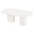 Elora White Lacquer Oval Dining Table For Sale In Los Angeles - Image 6 of 10