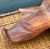 Chocolate Vintage Hand Carved Long Pig Tray For Sale - Image 8 of 12
