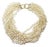 1990s Tiffany &Co Picasso 18k 750 Gold Freshwater Pearl 8 Strands Choker Necklace For Sale