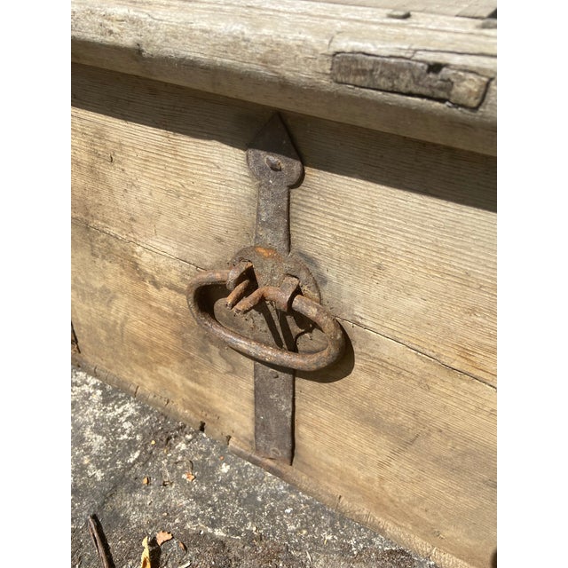 Brown Antique Swedish Chest For Sale - Image 8 of 10