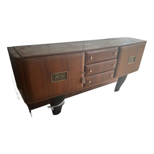Vittiro Dassi Rosewood Console, Attributed For Sale