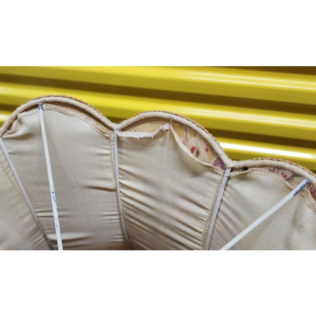 Pair Extremely Fine Custom Made Lampshades With Fringe and Silk, 1960s For Sale - Image 12 of 12