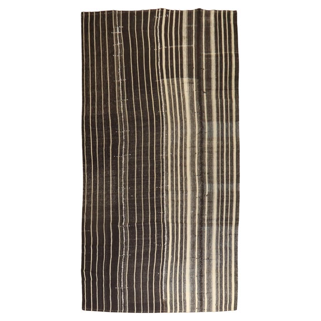 Textile Large Gallery Size Turkish Kilim Flatweave For Sale - Image 7 of 18