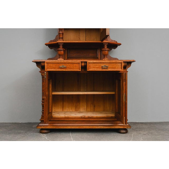 Gründerzeit Cupboard in Oak, 1800s For Sale - Image 13 of 18