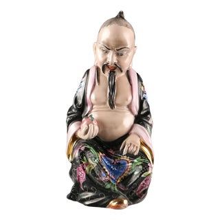 Antique Hand-Decorated Figurine by G. Tripi For Sale