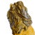 Large Italian Majolica Roaring Lion Sculpture, Hand-Painted Glazed Ceramic 1970s For Sale - Image 9 of 11