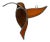 Vintage Hummingbird Stained Glass Ornament For Sale