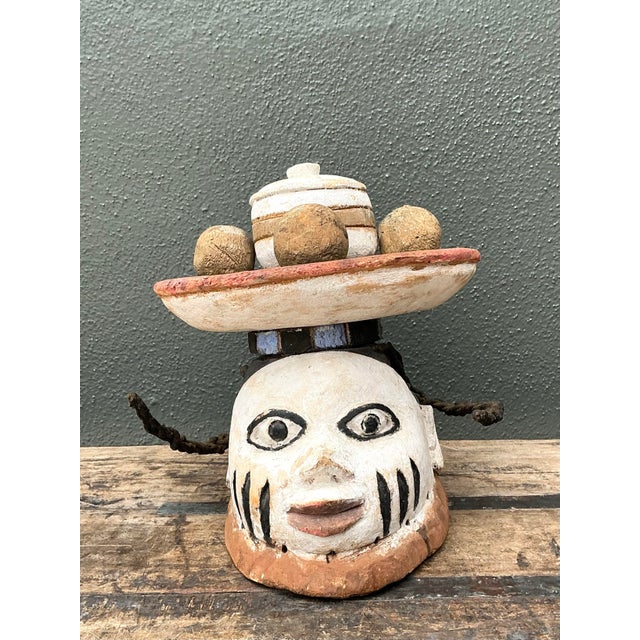 Vintage Hand Carved Bust of Man For Sale - Image 12 of 12