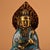 Mid 20th Century Set of 3 Cloisonne Enamel Buddha Figures – 7.1" Gilt Bronze Statues For Sale - Image 9 of 9