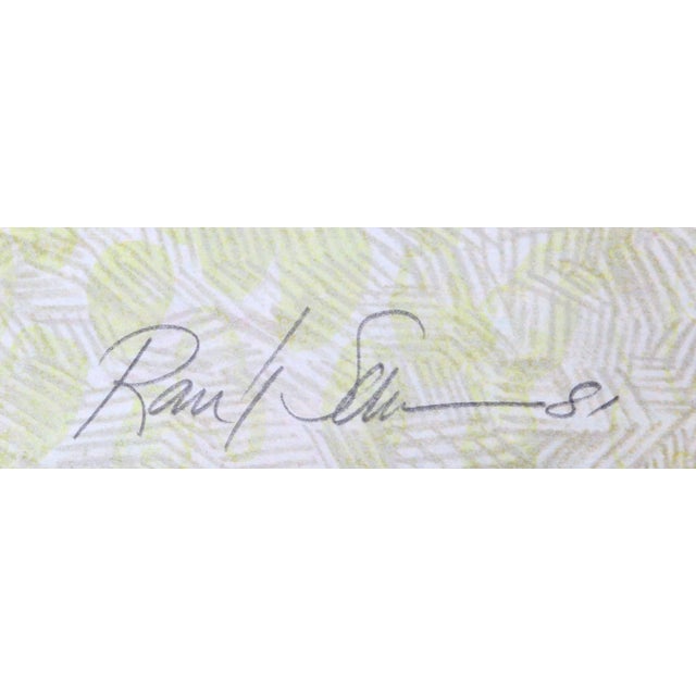 Lithograph, signed and numbered in pencil by artist Raul Sanchez. Title: Carolina Vista III Year: 1981 Edition: 100 Size:...