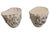Introduce a touch of organic elegance to your home decor with this charming pair of small vintage ceramic vases, artisan-...