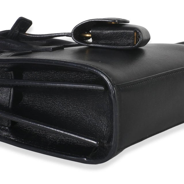 Black Smooth Calfskin Toy Sac Du Jour For Sale In New York - Image 6 of 9
