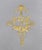 19th Century Antique French Rococo Gilt Bronze Flaming Torch Triple Fire Screen, 1870s For Sale - Image 5 of 12