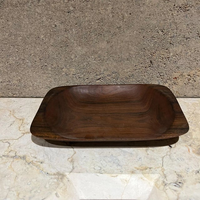 Sculptural Wood Bowl by Alexandre Noll, Organic Form, 1960s Mid Century Mod For Sale In San Diego - Image 6 of 8