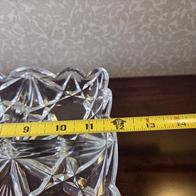 Glass Vintage 1940s Tiffin-Franciscan Williamsburg Pressed Glass 4-Part Relish Tray For Sale - Image 7 of 11