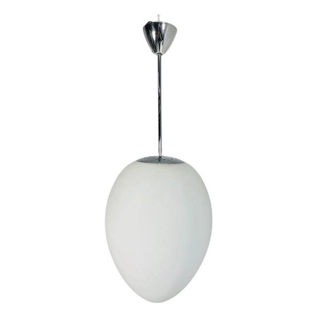 Uovo Pendant Light by Ben Swildens for Fontana Arte (2 Available), Italy, 1972 For Sale